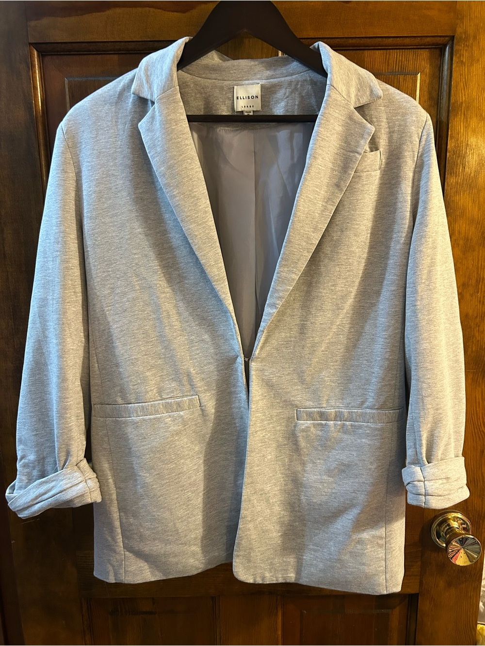 Ellison Heather Gray Blazer Jacket